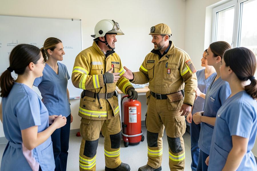 Formation animée par sapeurs-pompiers professionnels